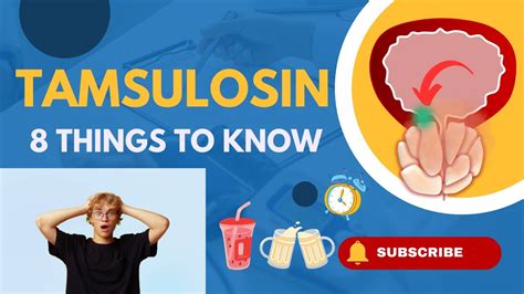 How and when to take tamsulosin .
